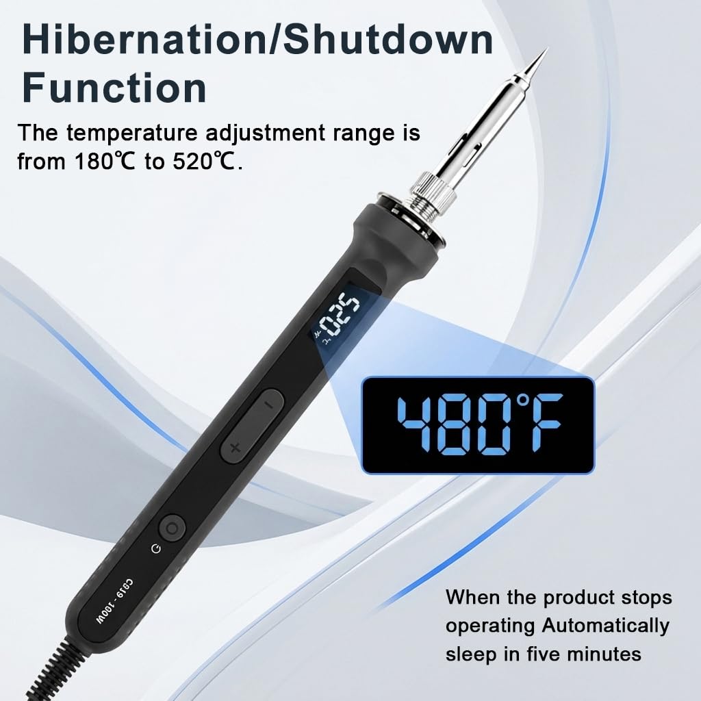 Serplex 100W Soldering Iron Kit with LCD Display