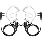 ZORBES 2 Pack Walkie Talkie Earpiece with Microphone