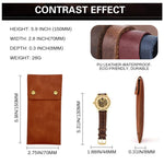 ZORBES® Watch Box Genuine Leather Storage Case