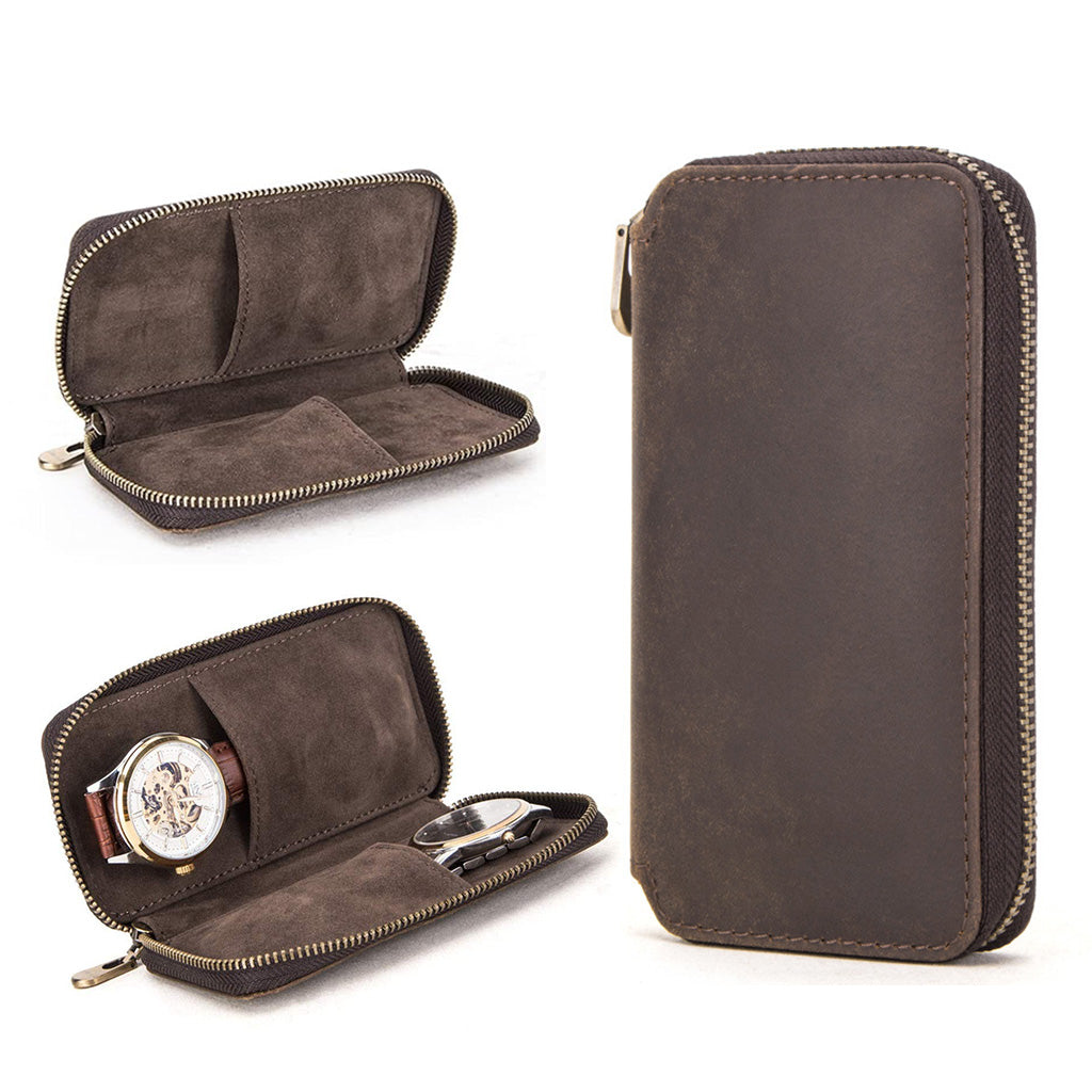 ZORBES® Double Creativity Leather Watch Storage Box
