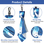 ZORBES® 2 PCS Glasses Cleaning Cloth