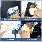 ZORBES® 2 PCS Glasses Cleaning Cloth