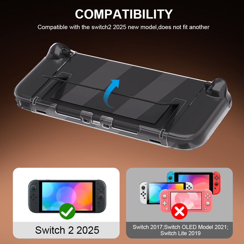 ZORBES® Clear Case Compatible with Switch 2 (2025)