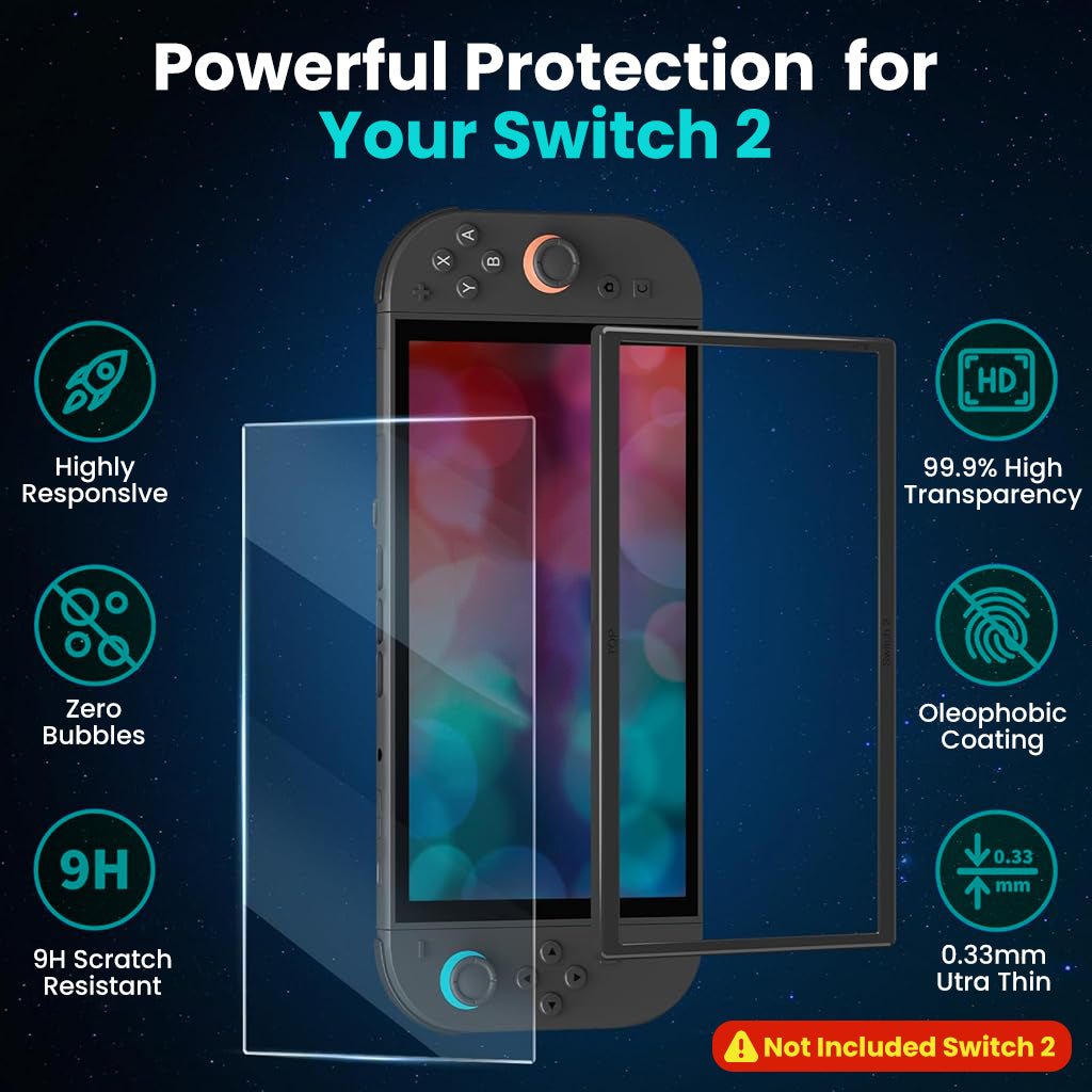 ZORBES® Switch 2 Screen Protector for Switch 2 202