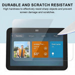 ZORBES® Compatible with Echo Show 8, Touchscreen Smart Speaker HD Screen Protector, Anti-scratch Tempered Glass, Bubble Free Anti-glare Screen Protectors, Pack of 3