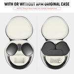 ZORBES® Travel Case for Airpods Max, Fashion Travel EVA Hard Shell Protective Headset Bag with Handle Soft Plush Lining Smart Music Headphones Case