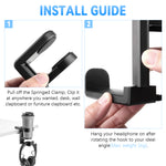 ZORBES® KDD 2 in 1 Headphone Hanger with Desk Cup Holder