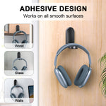 ZORBES® Headphone Stand for Desk, Foldable Sticky Headset Stand Holder