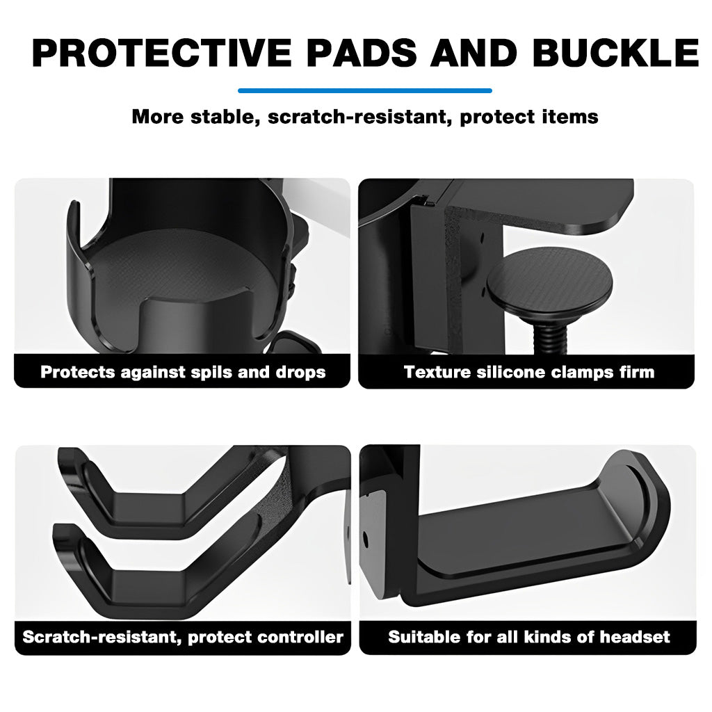 ZORBES® 360° Rotating Controller Headphone Holder