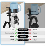ZORBES® 360° Rotating Controller Headphone Holder