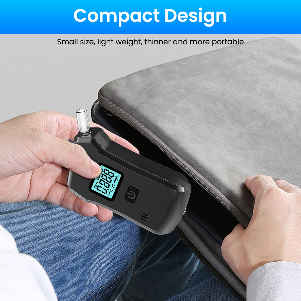 ZORBES® Breathalyzer, Upgraded Portable Professional High-Accuracy