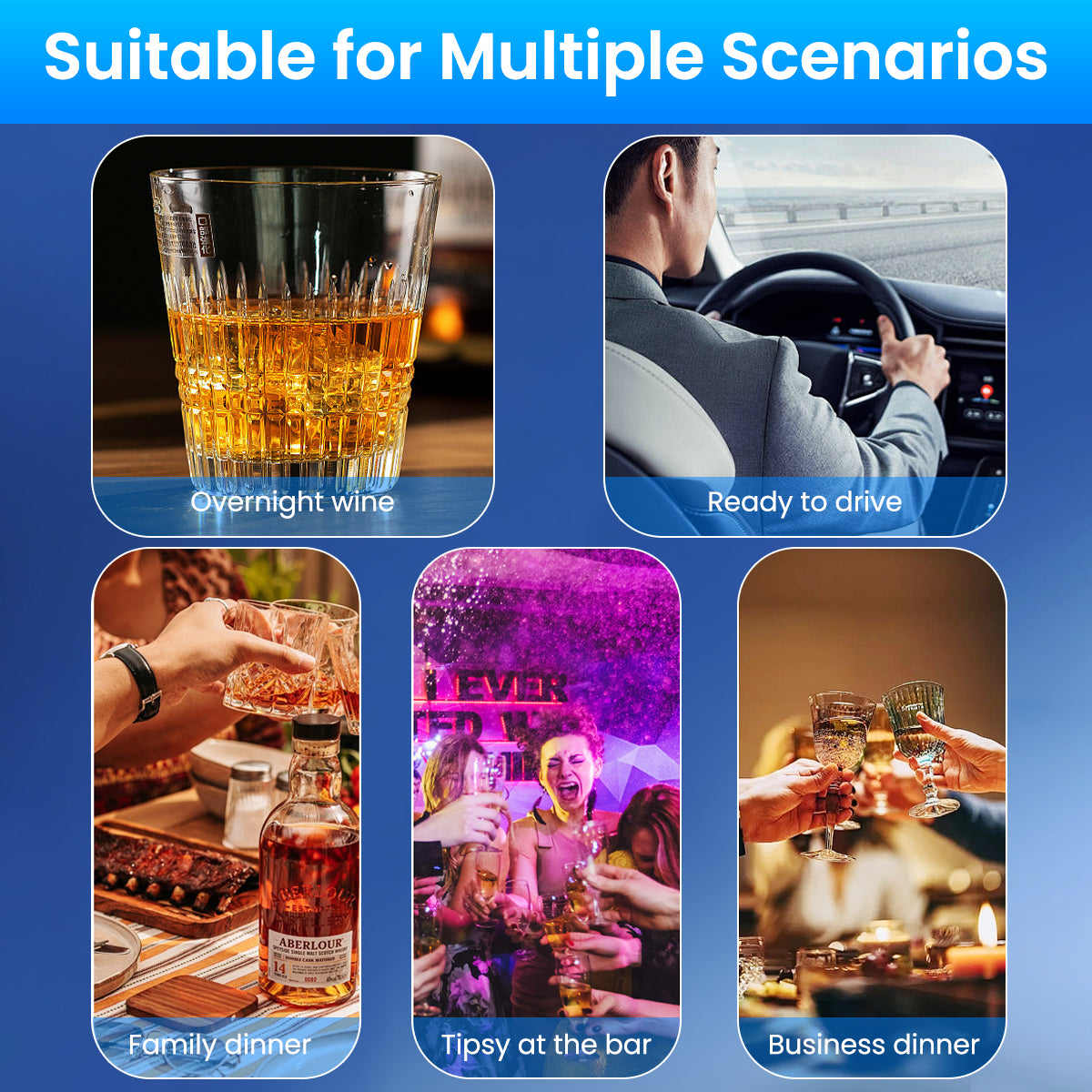 ZORBES® Breathalyzer, Upgraded Portable Professional High-Accuracy