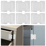 ZORBES® ZOEBES Cerraduras de Seguridad para Niños, Seguros para Bebes Ajustables, Cierres de Seguridad para Niños para Armarios y Cajones, Adecuadas para Armarios, Roperos, Frigoríficos, etc (6PCS)