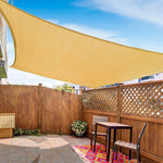 ZORBES® Malla Sombra 2x3m para Exteriores, Lona Solar de Alta Densidad con Protección UV, Toldo Vela Transpirable y Reforzado con Cuerda de 10M para Patio, Jardín, Piscina y Actividades al Aire Libre