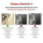 ZORBES® Phone Case for Samsung Galaxy S24 Ultra with Magnetic Kickstand Phone Grip, Hard PC Phone Case with Sliding Camera Cover Anti-Scratch Phone Case for Samsung Galaxy S24 Ultra