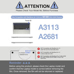 ZORBES® Laptop Case for MacBook Air 13.6 inch 4 in 1 Accessories Kit with Keyboard Cover, Lens Privacy Shield, USB C Adapter Purple Matte Laptop Case for MacBook Air 13.6 inch A3113 M3/ A2681 M2