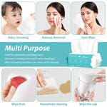 ZORBES® Toallitas faciales secas, pañuelos multiusos para el cuidado de la piel del rostro y desmaquillantes