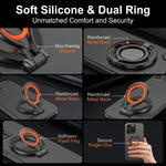 ZORBES® Magnetic Phone Ring Holder & Stand for iPhone 17 16 15 14