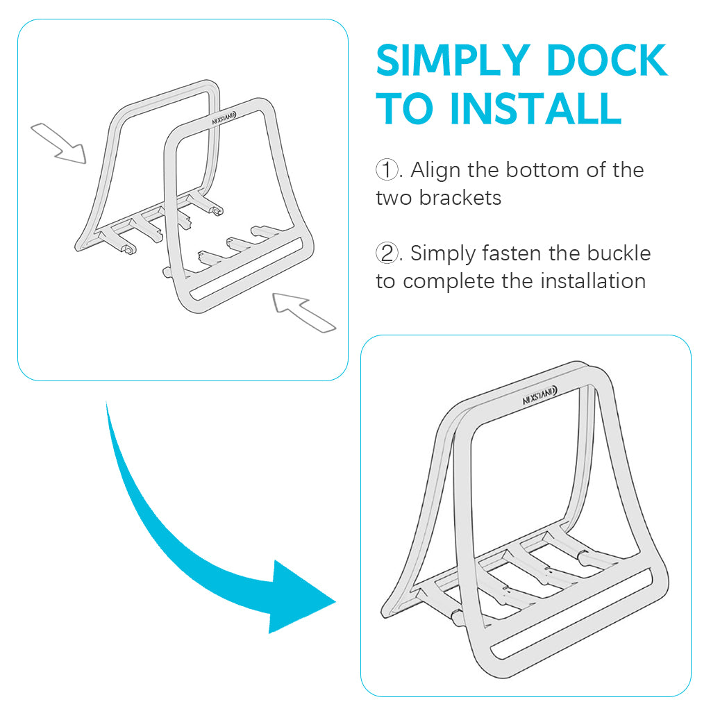 ZORBES® Desk Laptop Holder Laptop Rack Holder Organizer for Pad, Laptop, Triangle Vertical Device Cooling Rack Universal Desk Organizer Bracket for Laptop, Tablet