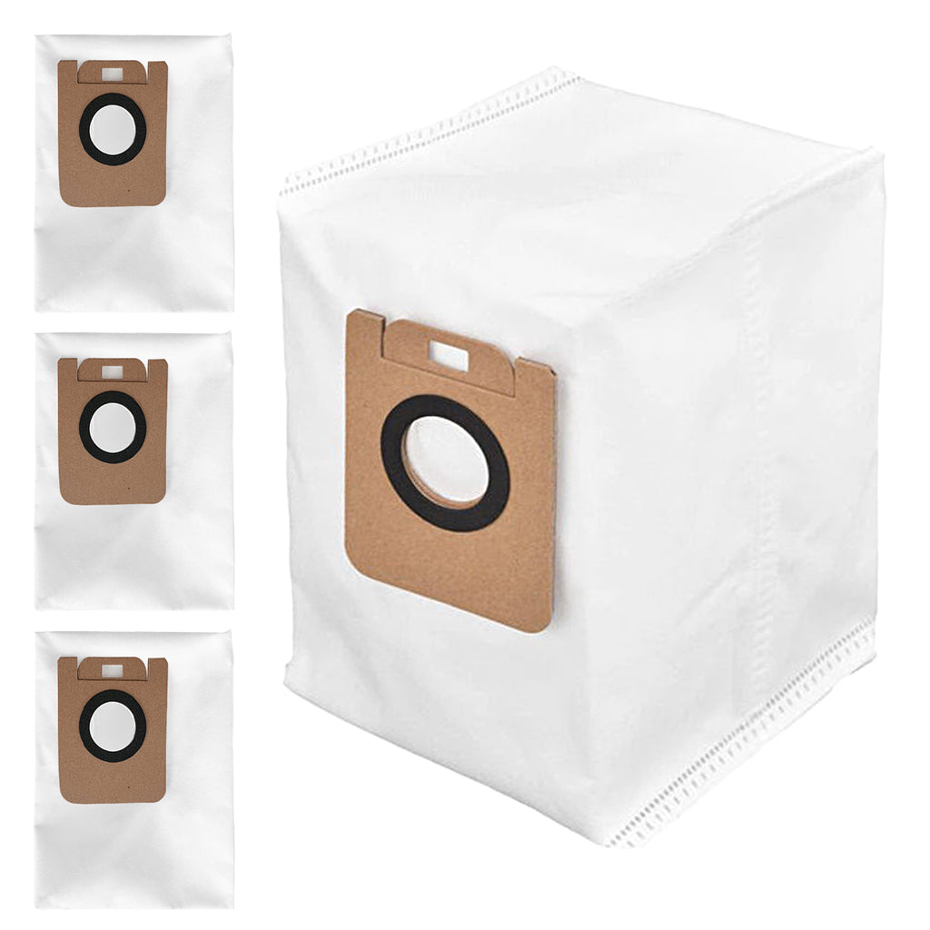 Verilux® 4Pcs Dustbins Replacement for Dreame D10s Plus Vacuum Cleaner Dust Bags Vacuuming Reuseable Dust Collection Bags for Hair, Dirt, and Debris