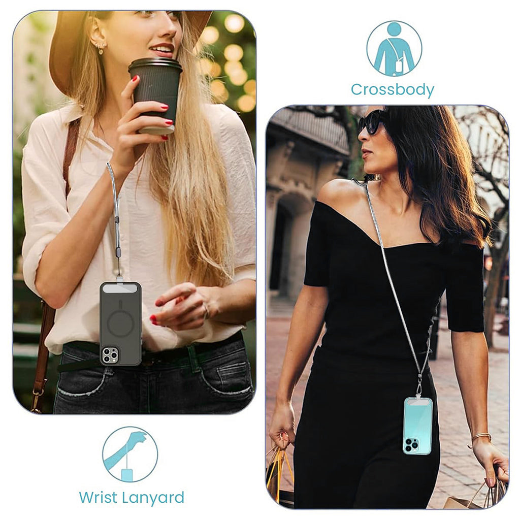 ZORBES® Phone Neck Strap and Wrist Strap Adjustable Nylon Phone Sling Strap with Attachment Insert Quick Release Phone Strap Phone Shoulder Strap Universal Phone Strap Lanyard