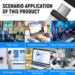 Verilux® Mouse Jiggler 2 in 1 USB A and USB C Undetectable Mouse Mover, Automatic Mouse Shaker Automatic Mouse Wiggler Device, Driver-Free Mouse Movement Simulator Keeps Computer/Laptop Awake