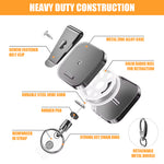 ZORBES® Heavy Duty Zinc Alloy Retractable Keychain