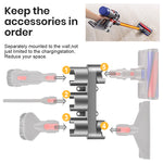Verilux® Attachment Organizer Holder for Dyson Vacuum Cleaner Series, Accessory Holder Rack Wall Mounted Holder Organzier Accessories Organzier for Dyson V7 V8 V10 V11 Vacuum Cleaner Attachment