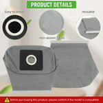 Verilux® Spare Dust Bag for Philips/Electrolux Vacuum Cleaner 11x10cm Non Woven Fabric Dust Bag Reuseable Washable Universal Replacement Dust Bag for Vacuum Cleaner