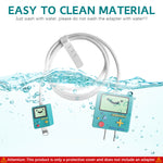 Verilux® Charger Protector, for iPhone Charger Case Cover, Set of 4Pcs Silicone Charger Cover Cable Coil Sleeve Cable Connector Cartoon Case Compatible with 18W-20W iPhone Charger, Cable Protector