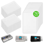 Verilux® 70Pcs Filters for CPAP Machine Replacement Cotton Filters Only for ResMed Airsense10/Aircurve10/S9 CPAP Machine