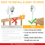 ZORBES® 9.8 inches Flexible Baby Monitor Clip Camera Mount 1/4" Threaded Hole, Flexible Gooseneck Baby Monitor Mount Stand Compatible with Infant Optics DXR-8 and DXR-8 PRO Video Baby Monitor Camera