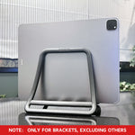 ZORBES® Desk Laptop Holder Laptop Rack Holder Organizer for Pad, Laptop, Triangle Vertical Device Cooling Rack Universal Desk Organizer Bracket for Laptop, Tablet