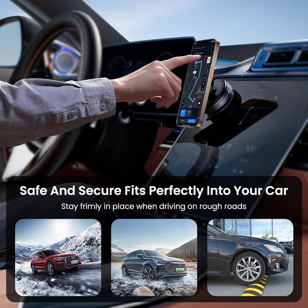 ZORBES 360° Rotating Suction Cup Car Phone Holder