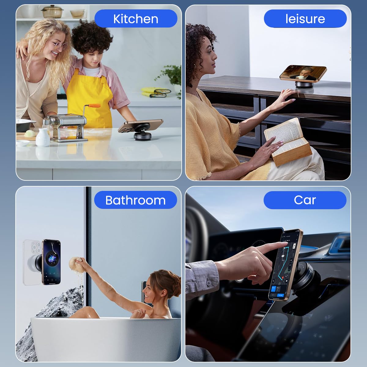 ZORBES 360° Rotating Suction Cup Car Phone Holder