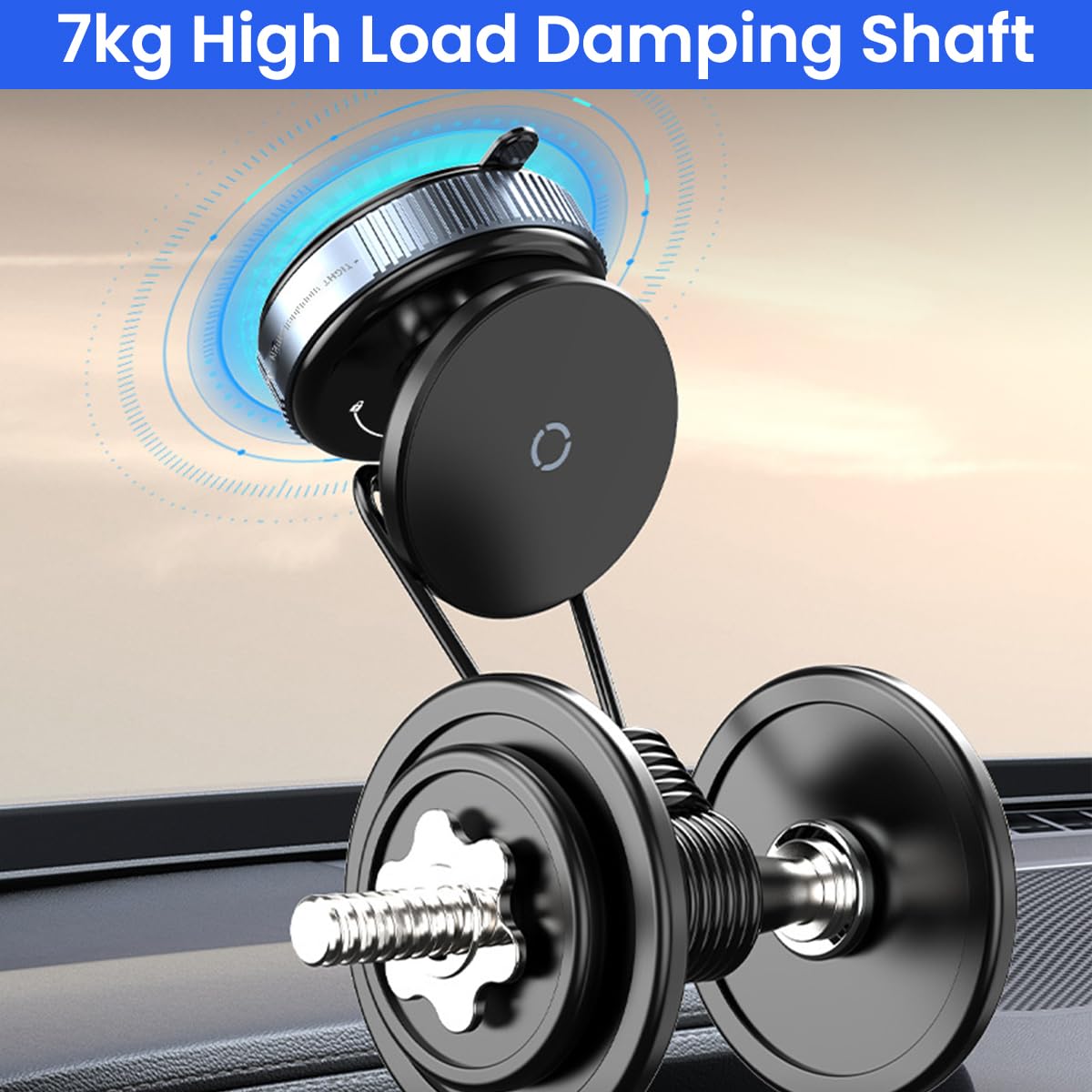 ZORBES 360° Rotating Suction Cup Car Phone Holder