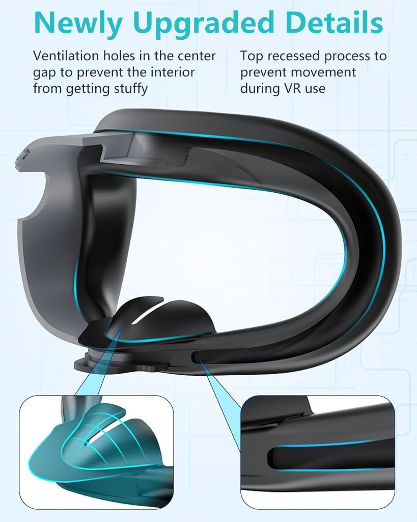 ZORBES® Silicone Face Pad Cover for Meta Quest 3S