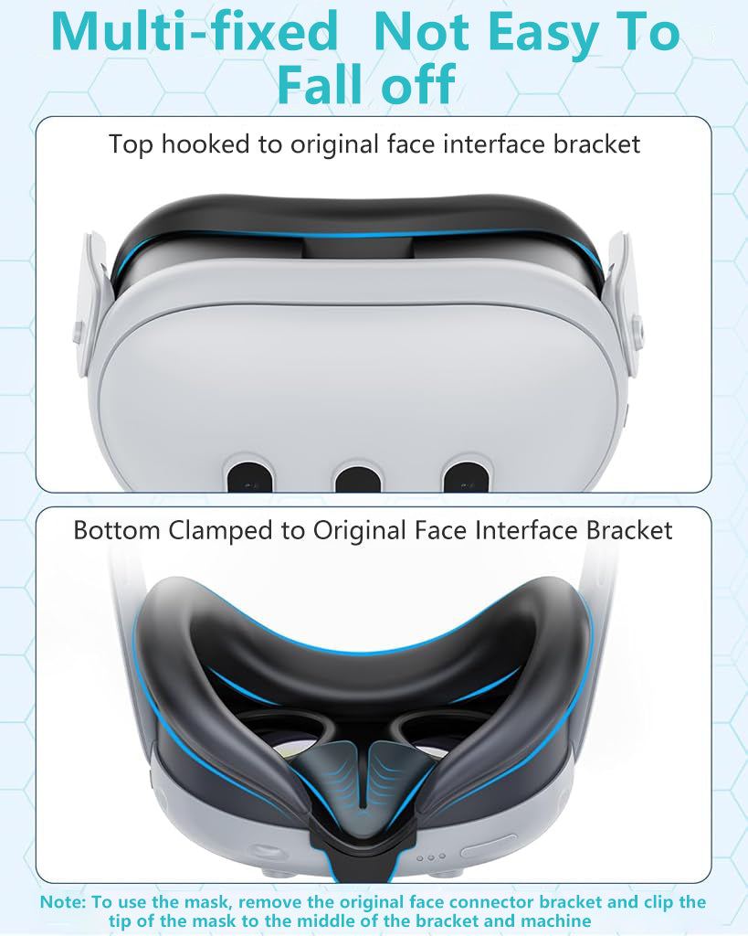 ZORBES® Silicone Face Pad Cover for Meta Quest 3S