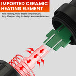 ZORBES® 2 in 1 Hot Wind Gun Solder Iron SMD Rework Soldering StationKit 700W/220V Tabletop Hot Wind Gun Tin Solder Iron Working Station Adjustable Soldering Station with LCD Digital Display