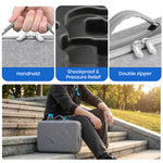ZORBES® Carrying Case for Avata Drone, Shockproof EVA Hard Shell Storage Bag with Custom Foam Insert for Drone, Goggles & Controller, Portable Travel Case with Shoulder Strap & Mesh Pocket