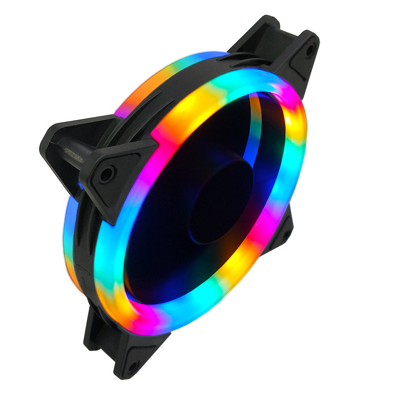 Verilux 120mm RGB Case Fan, Computer Cooling Fan for PC Computer CPU Cooling Cooler Quiet Work, 4Pi PC Fan