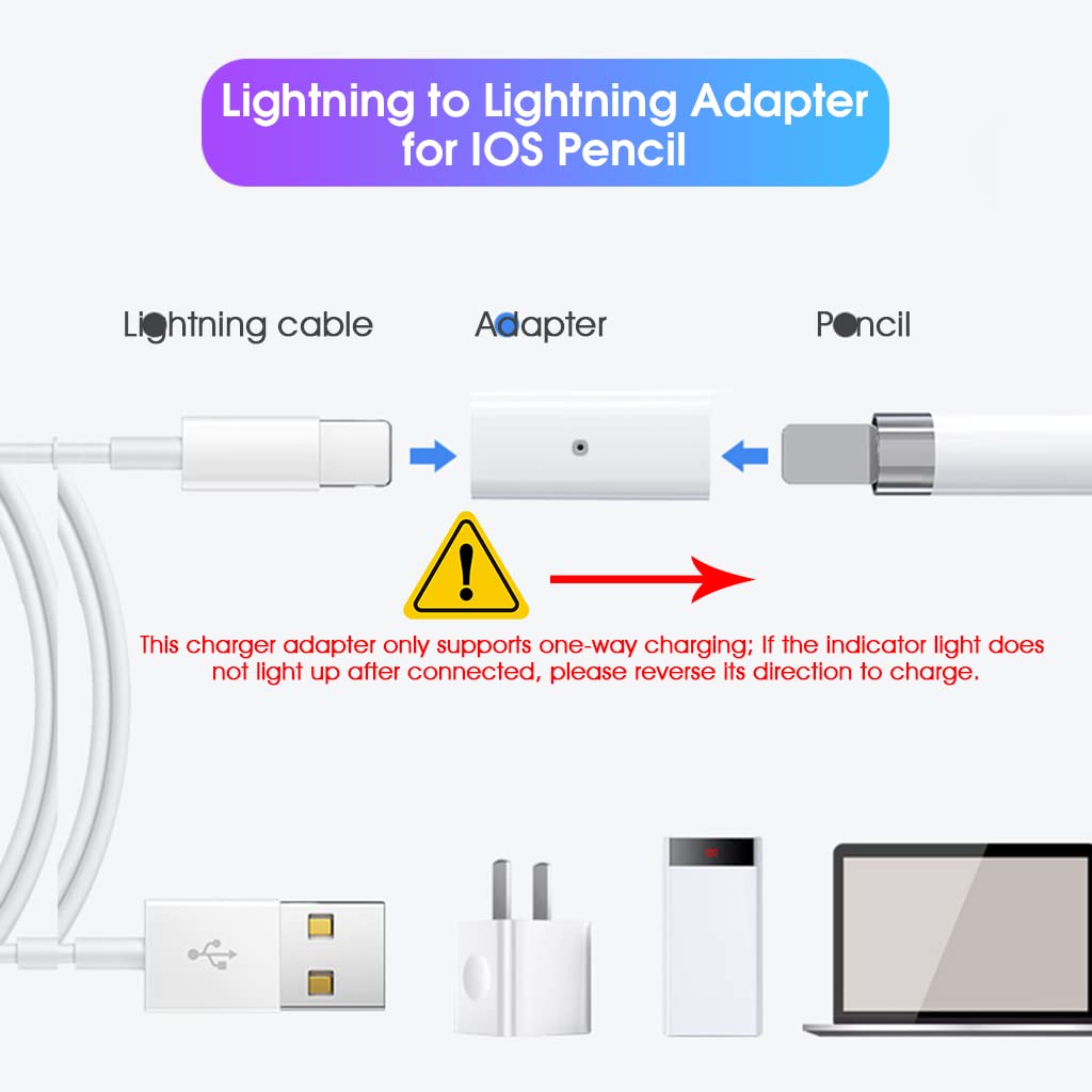 Charger Adapter for Apple Pencil 1st Gen
