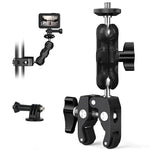 ZORBES® Camera Clamp Mount Action Camera Bike Mount Universal 1/4" Camera Clamp Mount 360° Rotatable Camera Clamp Mount for Nikon DSLR Camera/Gopro/LED Lights/Ronin-M/Ronin MX/Freefly MOVI Use - verilux