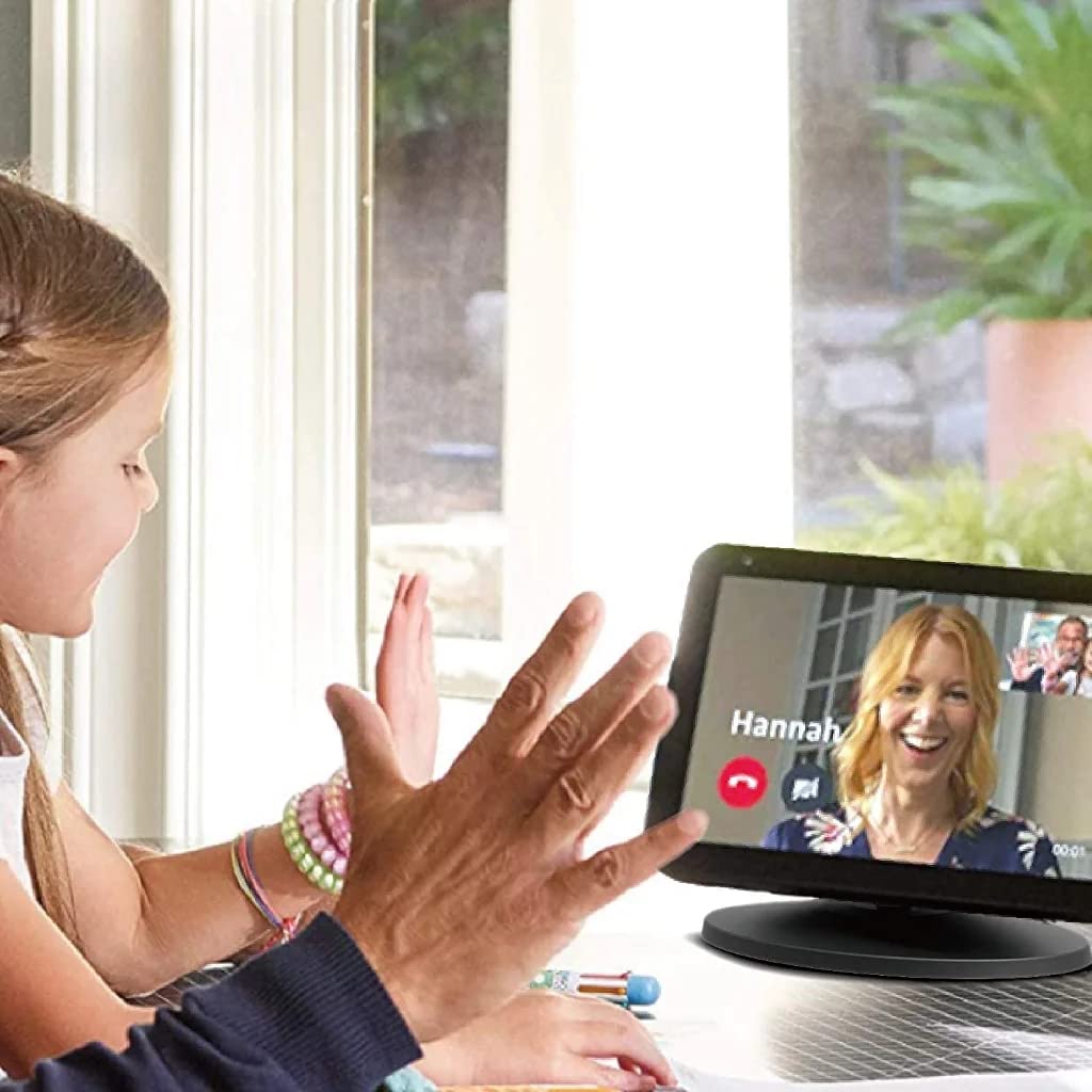 ZORBES® Base Stand for Echo Show 5 1st /2nd Gen Desktop Holder for Amazon Echo Show 5, Adjustable Angle Magnetic Holder for Smart Home Monitor (Amazon Echo Show 5 Not Included)