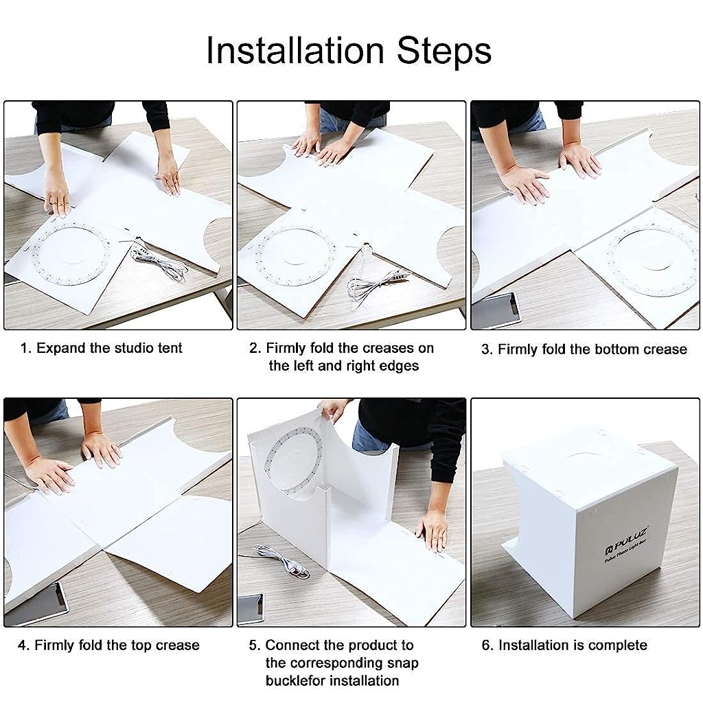 30cm Portable Ring Light Photo Studio Light Box