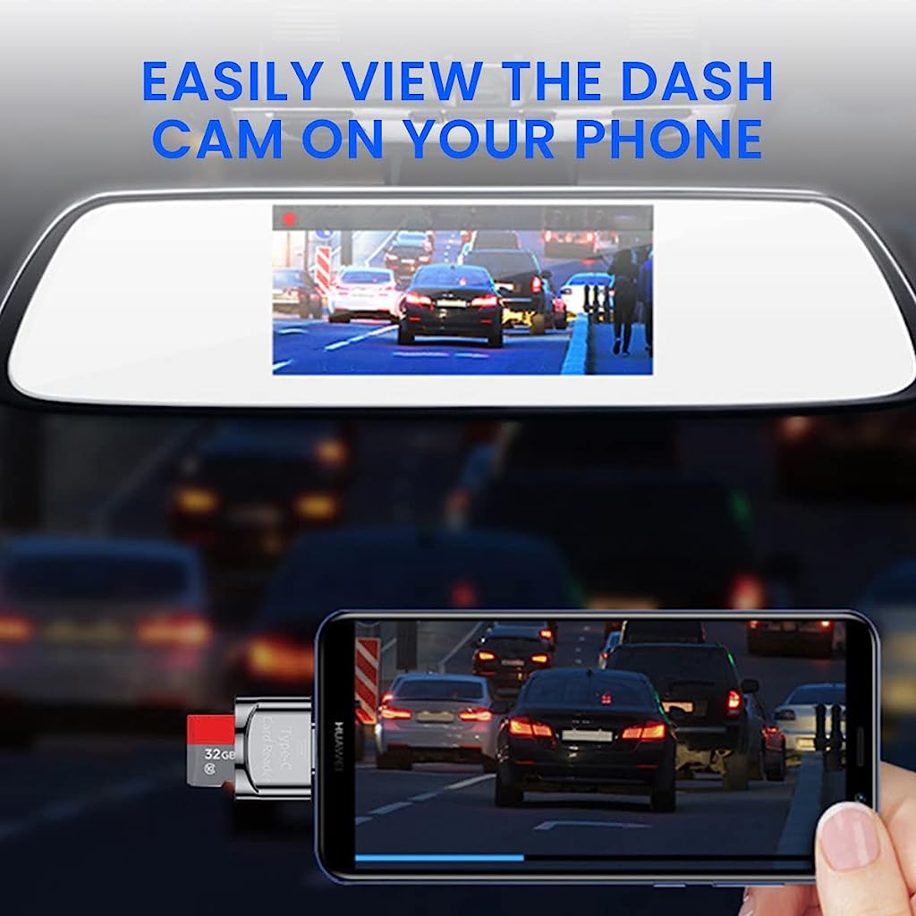 Verilux Micro SD Card Reader Mini Type C Card Reader TF Card Reader with Keychain USB C to Micro SD SDHC SDXC OTG Memory Card Reader Compatible with Laptops, MacBook Pro, Galaxy Note 20 S20 - verilux