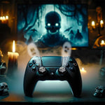 ZORBES® 4Pcs Skull Thumb Grip Caps for Playstation 5 Controller PS5 Controller Stick Joystick Attachment Silicone Cover Skull Thumb Grip PS5 Accessories Thumbsticks Cover Set for Switch Pro Controller - verilux