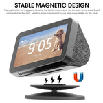ZORBES® Base Stand for Echo Show 5 1st /2nd Gen Desktop Holder for Amazon Echo Show 5, Adjustable Angle Magnetic Holder for Smart Home Monitor (Amazon Echo Show 5 Not Included)
