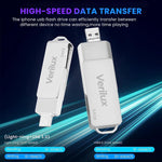 Pendrive 64GB 3 in 1 USB 3.0 Flash Drive - verilux