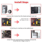 4 Ports USB 3.0 HUB PCI Express (PCIe) Expansion Card - verilux